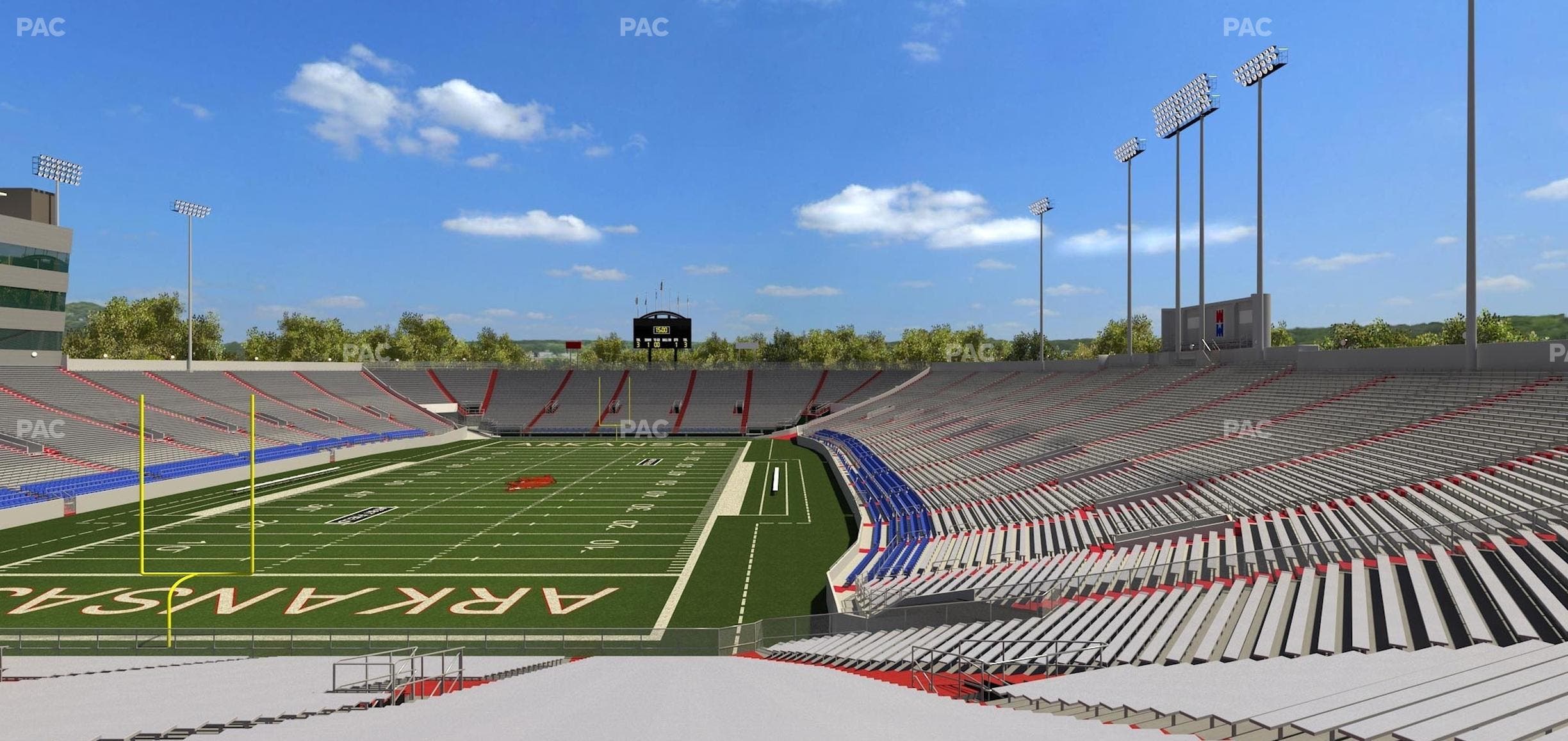 War Memorial Stadium (Little Rock) - Section 14 Seat View