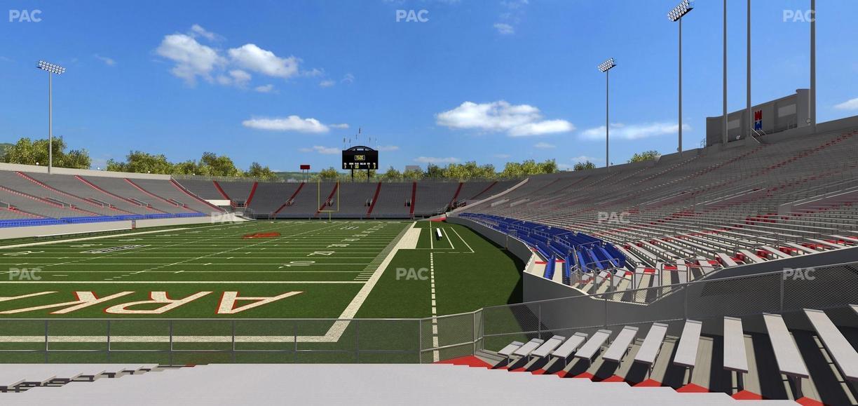 War Memorial Stadium (Little Rock) - Section 14 Seat View