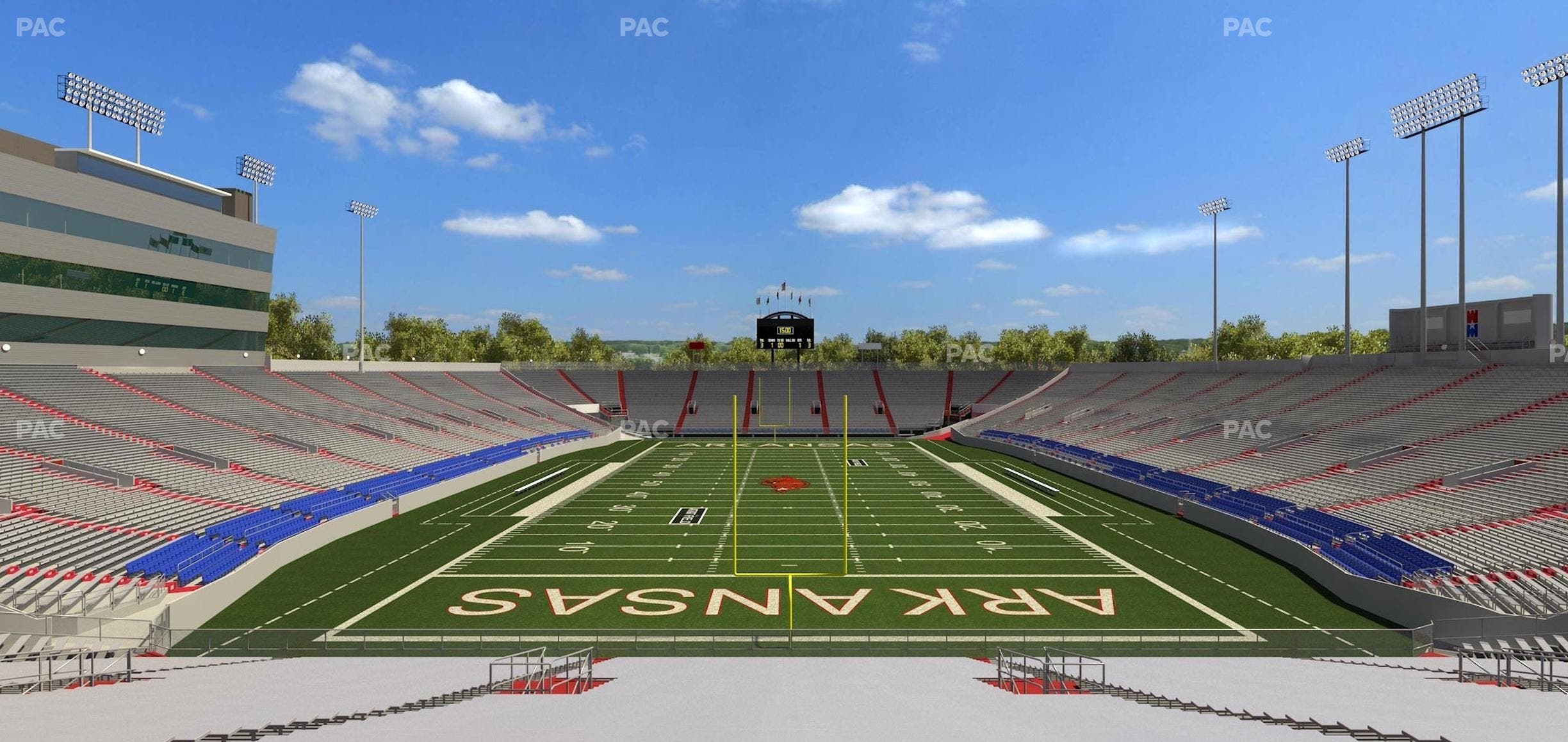 War Memorial Stadium (Little Rock) - Section 16 Seat View