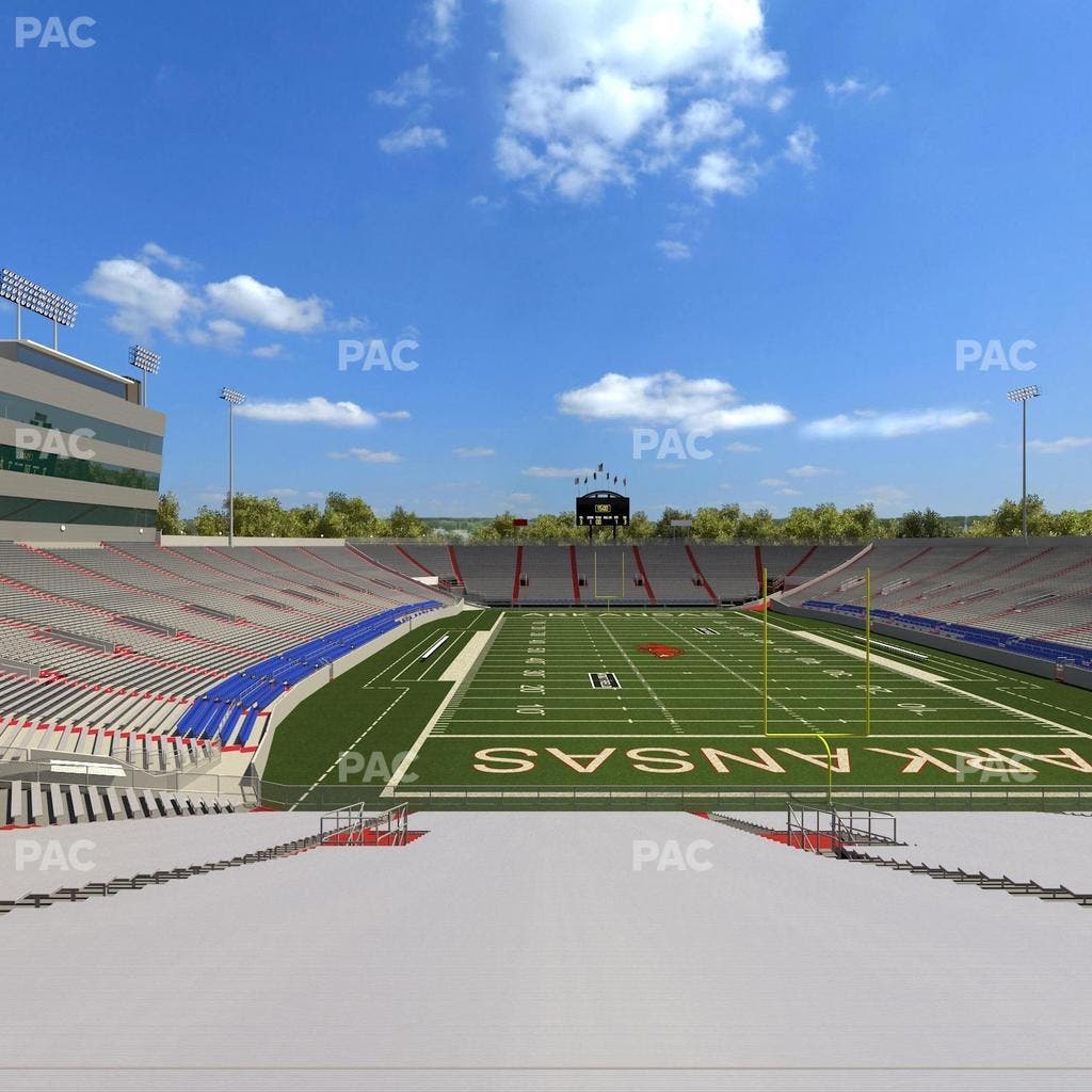 War Memorial Stadium (Little Rock) - Section 17 Seat View