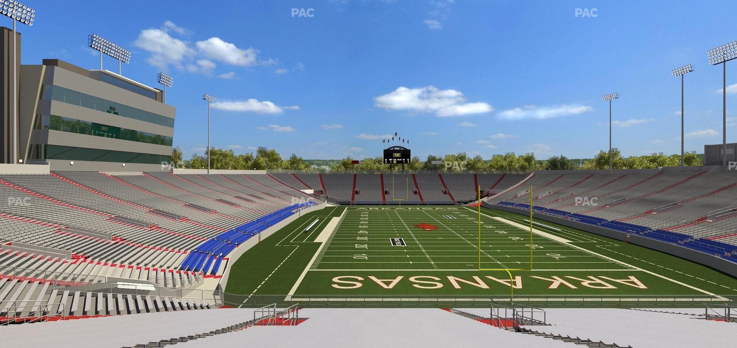 War Memorial Stadium (Little Rock) - Section 17 Seat View