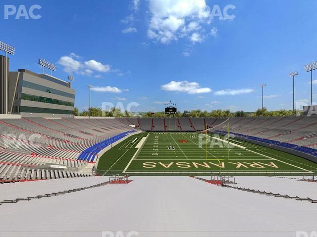 War Memorial Stadium (Little Rock) - Section 17 Seat View