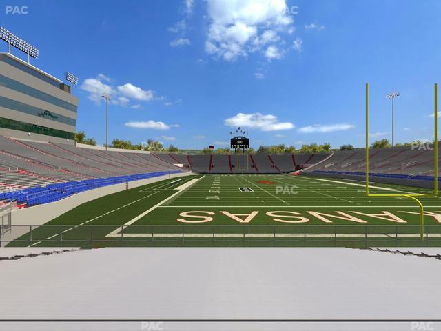 War Memorial Stadium (Little Rock) - Section 17 Seat View