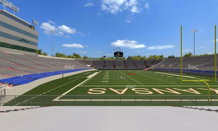 War Memorial Stadium (Little Rock) - Section 17 Seat View