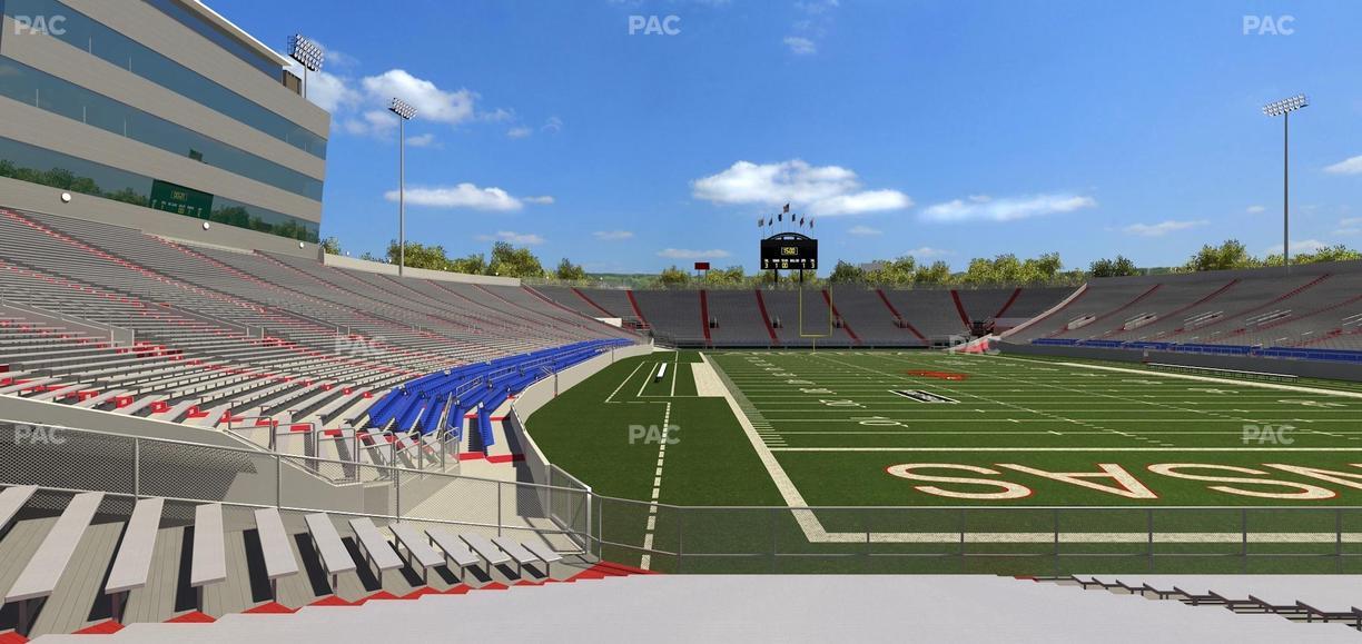 War Memorial Stadium (Little Rock) - Section 18 Seat View