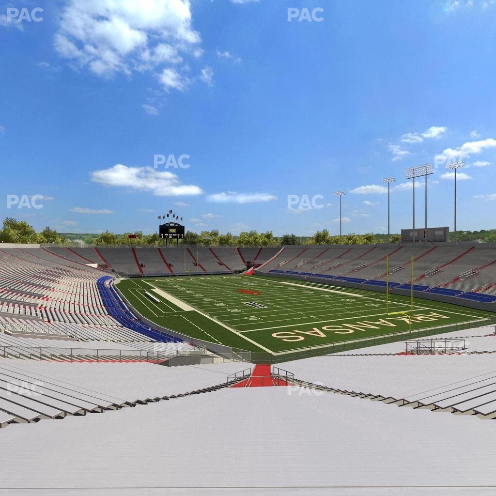 War Memorial Stadium (Little Rock) - Section 19 Seat View