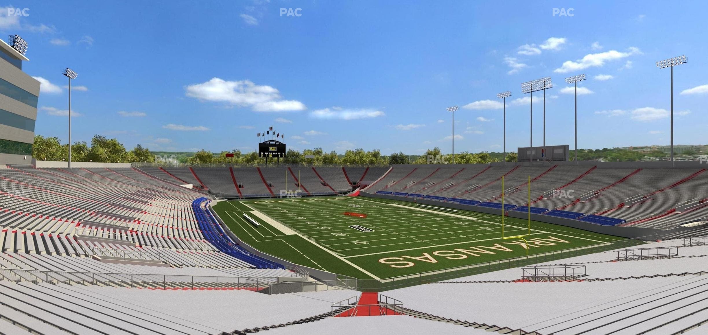 War Memorial Stadium (Little Rock) - Section 19 Seat View
