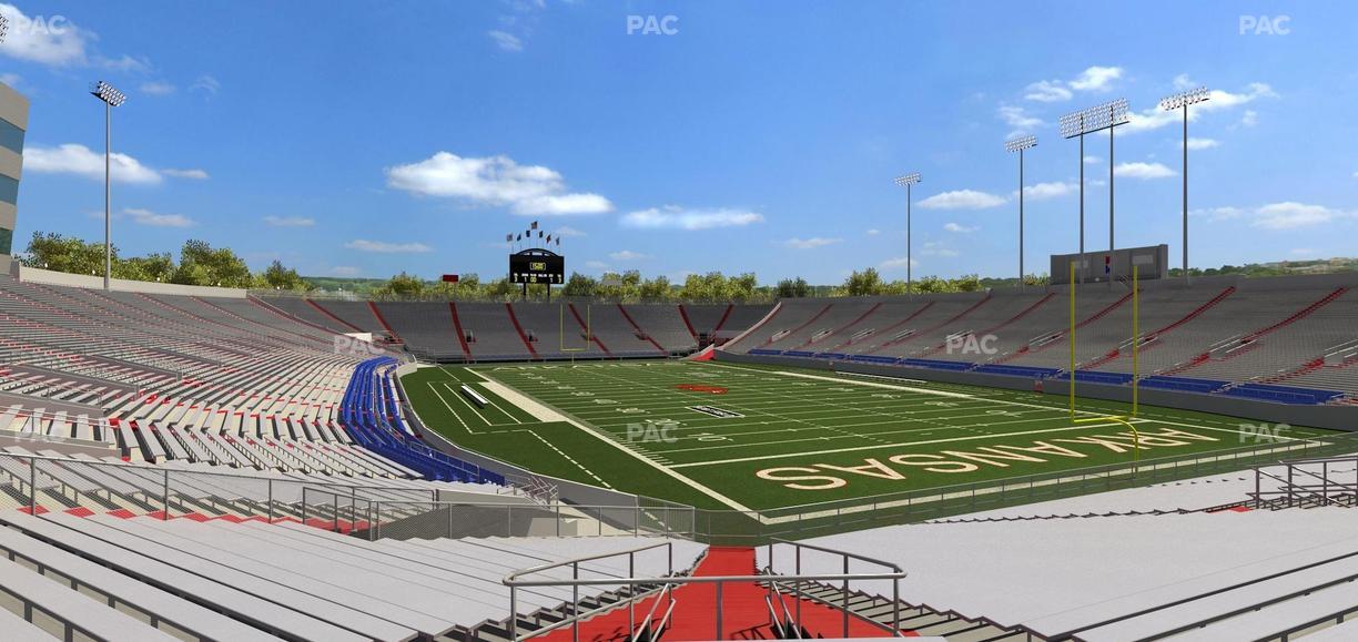 War Memorial Stadium (Little Rock) - Section 19 Seat View
