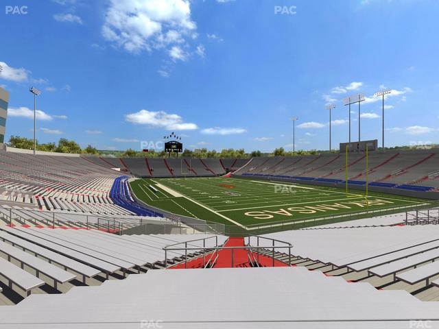 War Memorial Stadium (Little Rock) - Section 19 Seat View