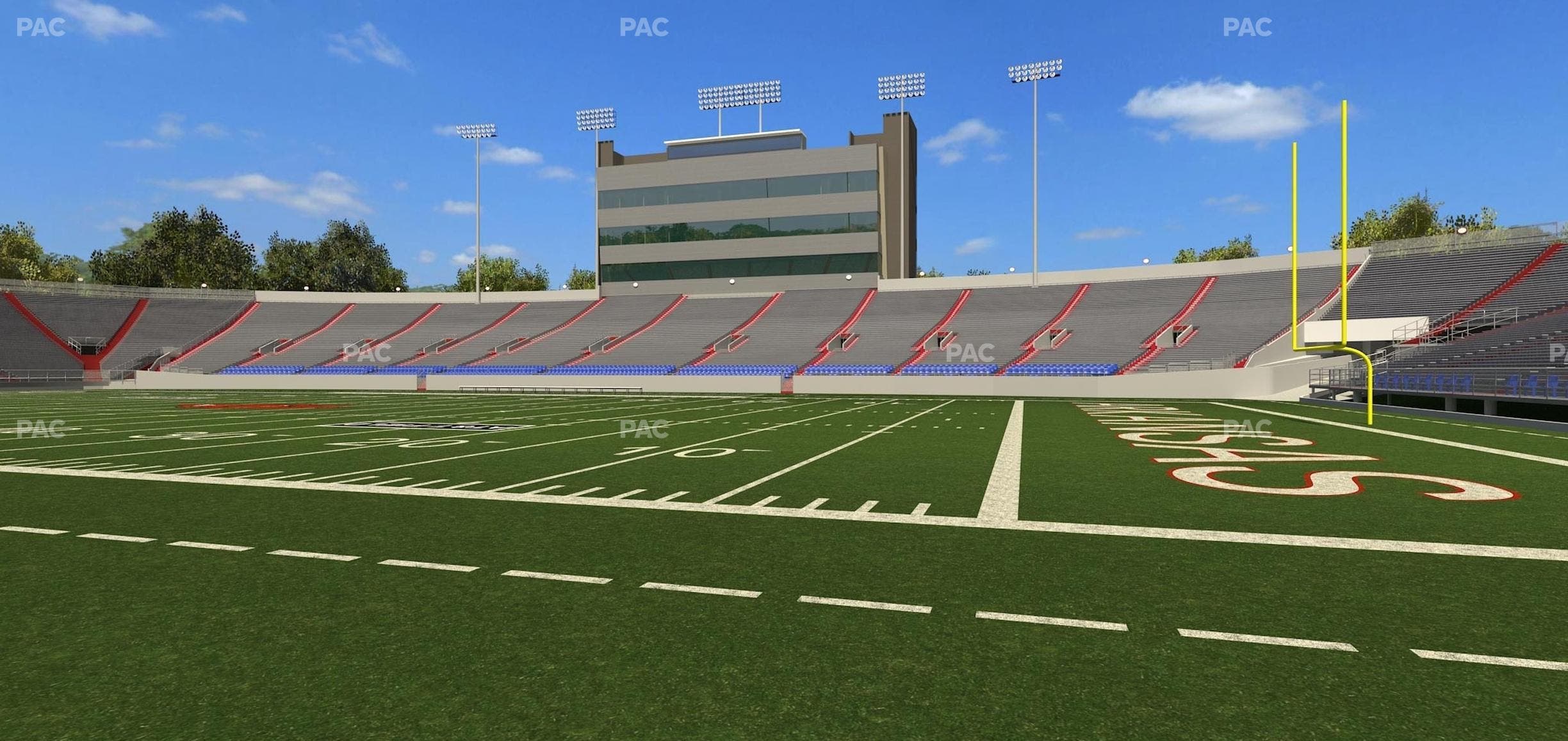 War Memorial Stadium (Little Rock) - Section 2 Seat View