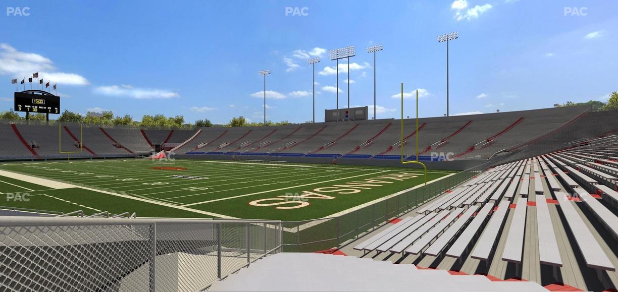 War Memorial Stadium (Little Rock) - Section 20 Seat View