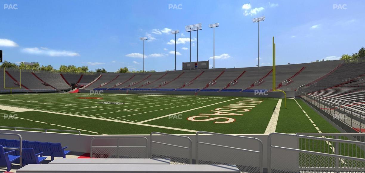 War Memorial Stadium (Little Rock) - Section 21 Seat View