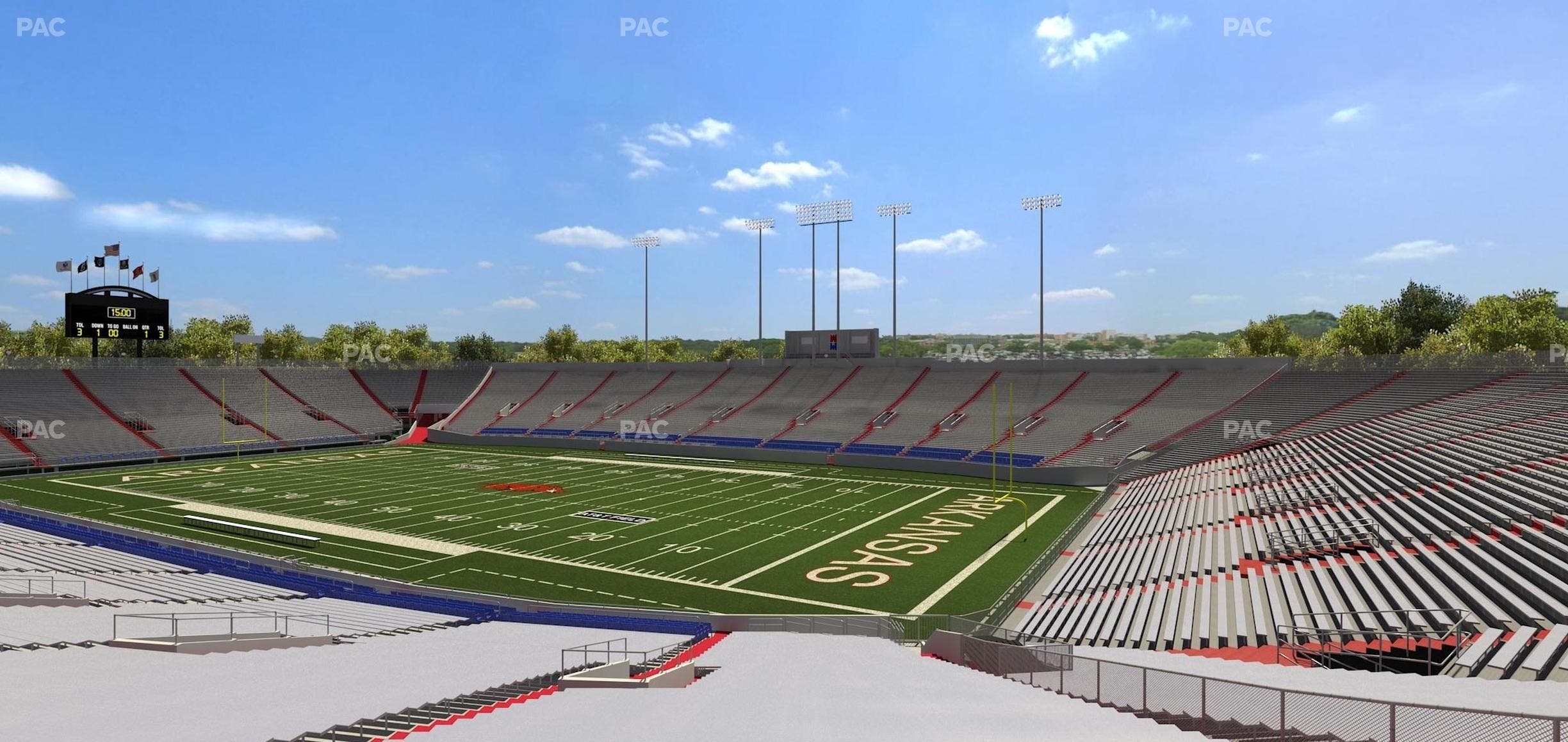 War Memorial Stadium (Little Rock) - Section 21 Seat View