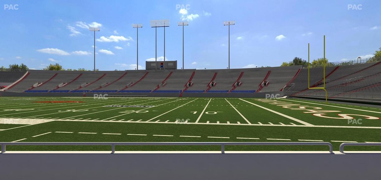 War Memorial Stadium (Little Rock) - Section 23 Seat View