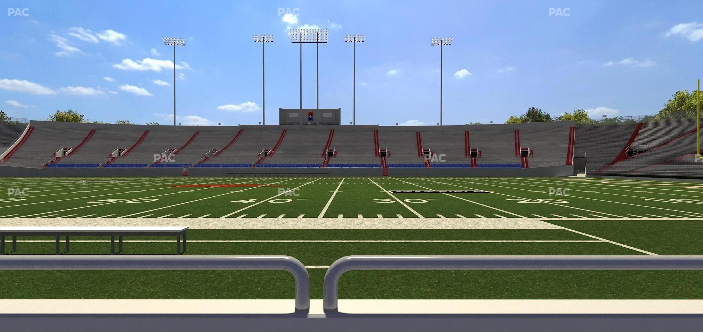 War Memorial Stadium (Little Rock) - Section 25 Seat View