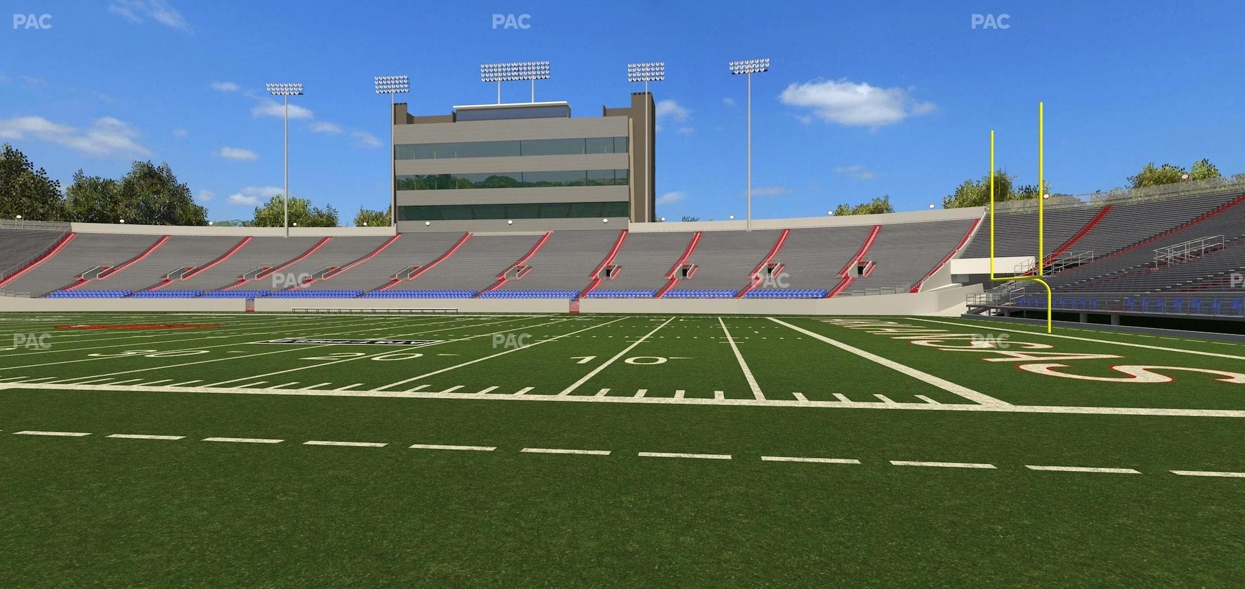 War Memorial Stadium (Little Rock) - Section 3 Seat View