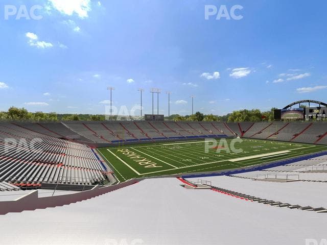 War Memorial Stadium (Little Rock) - Section 31 Seat View