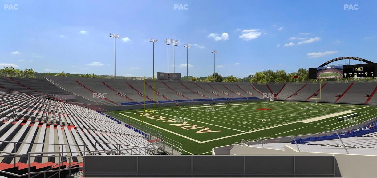 War Memorial Stadium (Little Rock) - Section 32 Seat View
