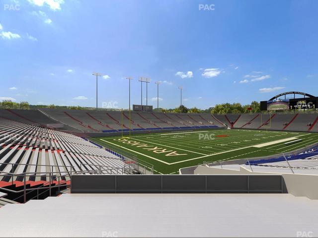 War Memorial Stadium (Little Rock) - Section 32 Seat View