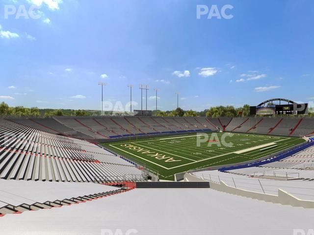 War Memorial Stadium (Little Rock) - Section 32 Seat View
