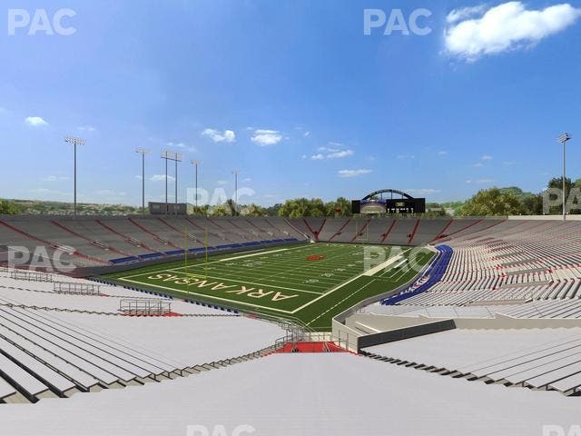 War Memorial Stadium (Little Rock) - Section 33 Seat View
