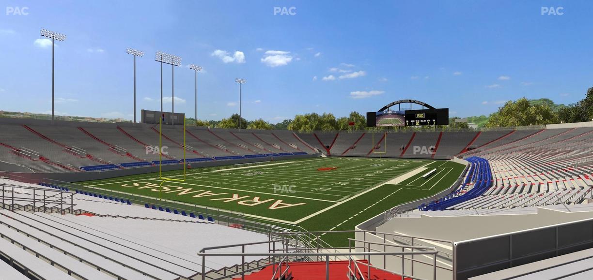 War Memorial Stadium (Little Rock) - Section 33 Seat View