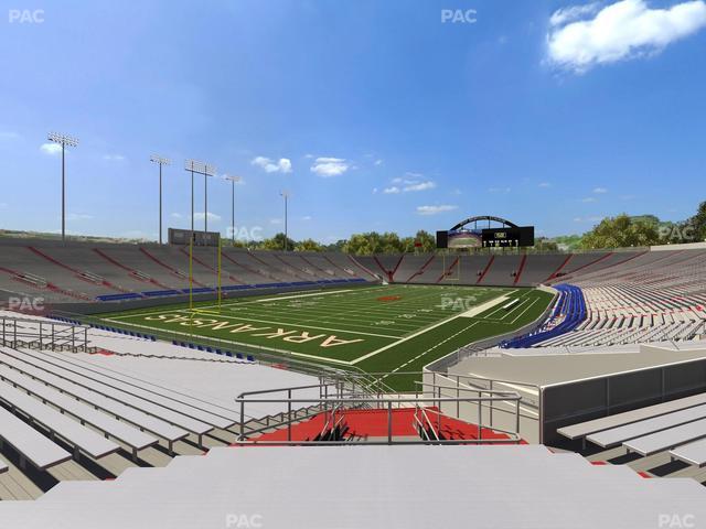 War Memorial Stadium (Little Rock) - Section 33 Seat View