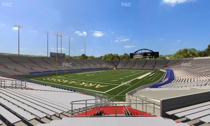 War Memorial Stadium (Little Rock) - Section 33 Seat View