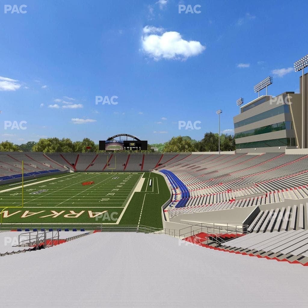 War Memorial Stadium (Little Rock) - Section 34 Seat View