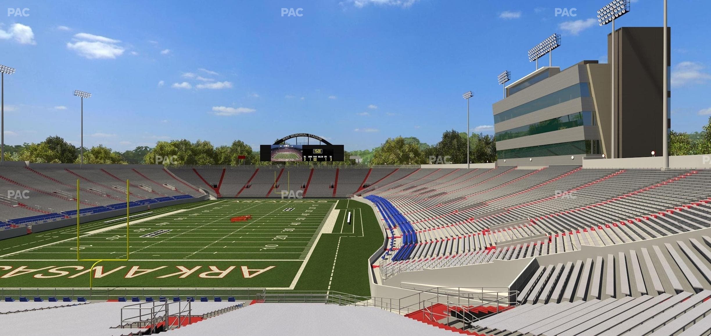 War Memorial Stadium (Little Rock) - Section 34 Seat View