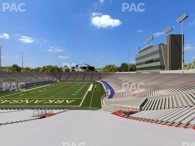 War Memorial Stadium (Little Rock) - Section 34 Seat View