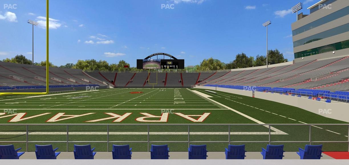 War Memorial Stadium (Little Rock) - Section 35 Seat View