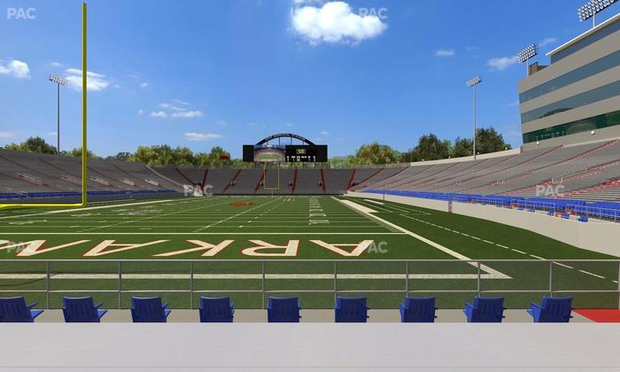 War Memorial Stadium (Little Rock) - Section 35 Seat View