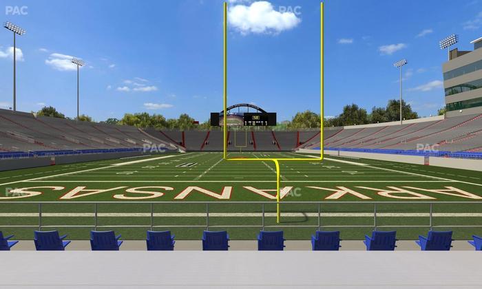 War Memorial Stadium (Little Rock) - Section 36 Seat View