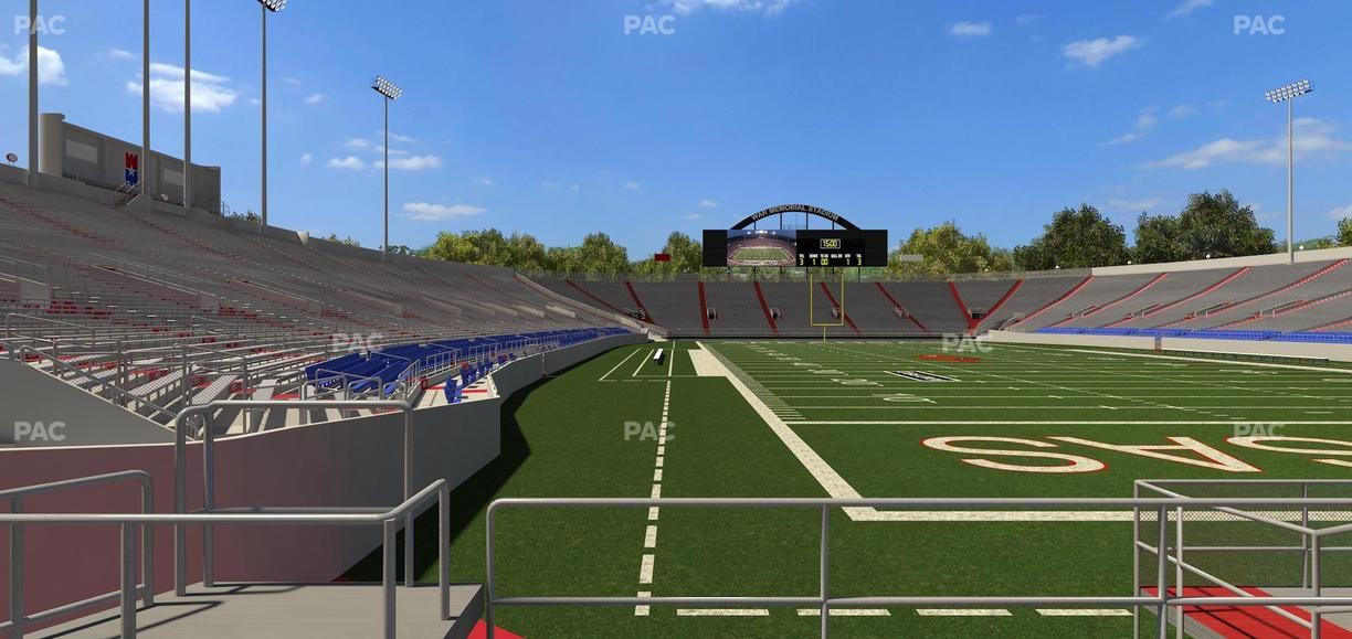 War Memorial Stadium (Little Rock) - Section 38 Seat View
