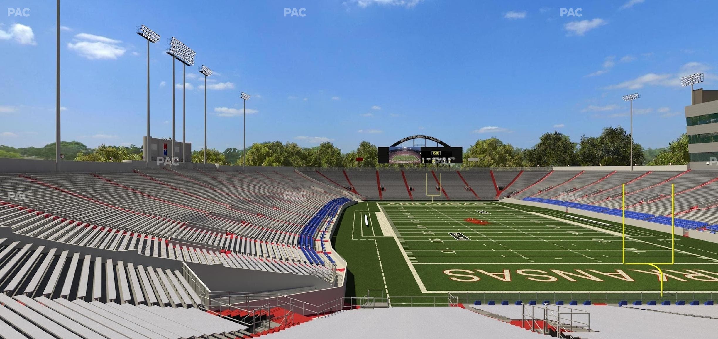 War Memorial Stadium (Little Rock) - Section 38 Seat View