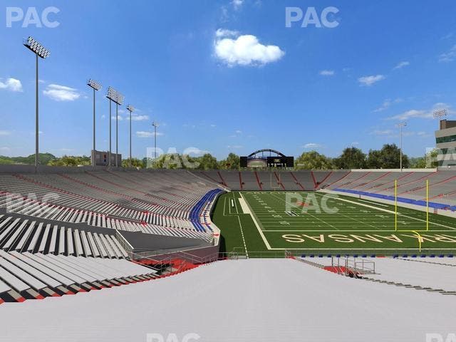 War Memorial Stadium (Little Rock) - Section 38 Seat View