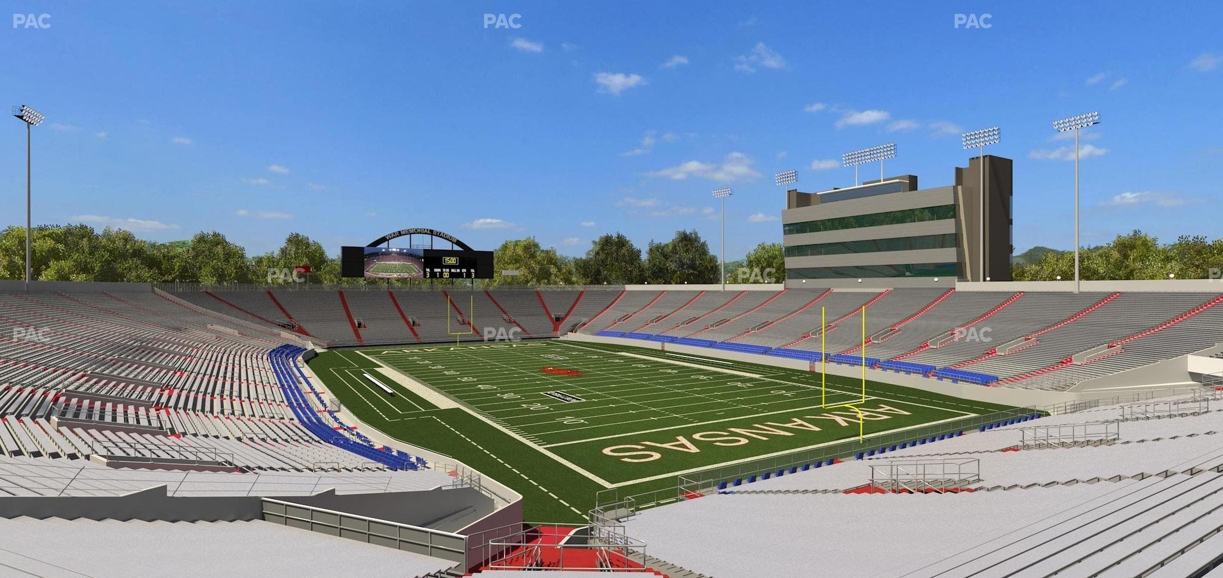 War Memorial Stadium (Little Rock) - Section 39 Seat View