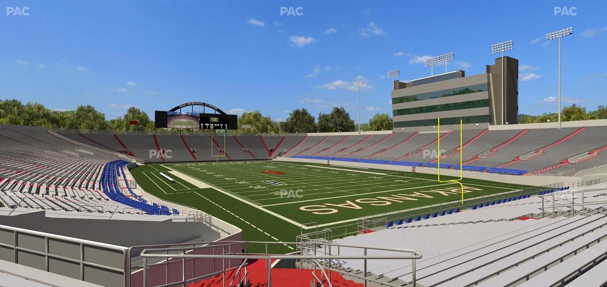 War Memorial Stadium (Little Rock) - Section 39 Seat View