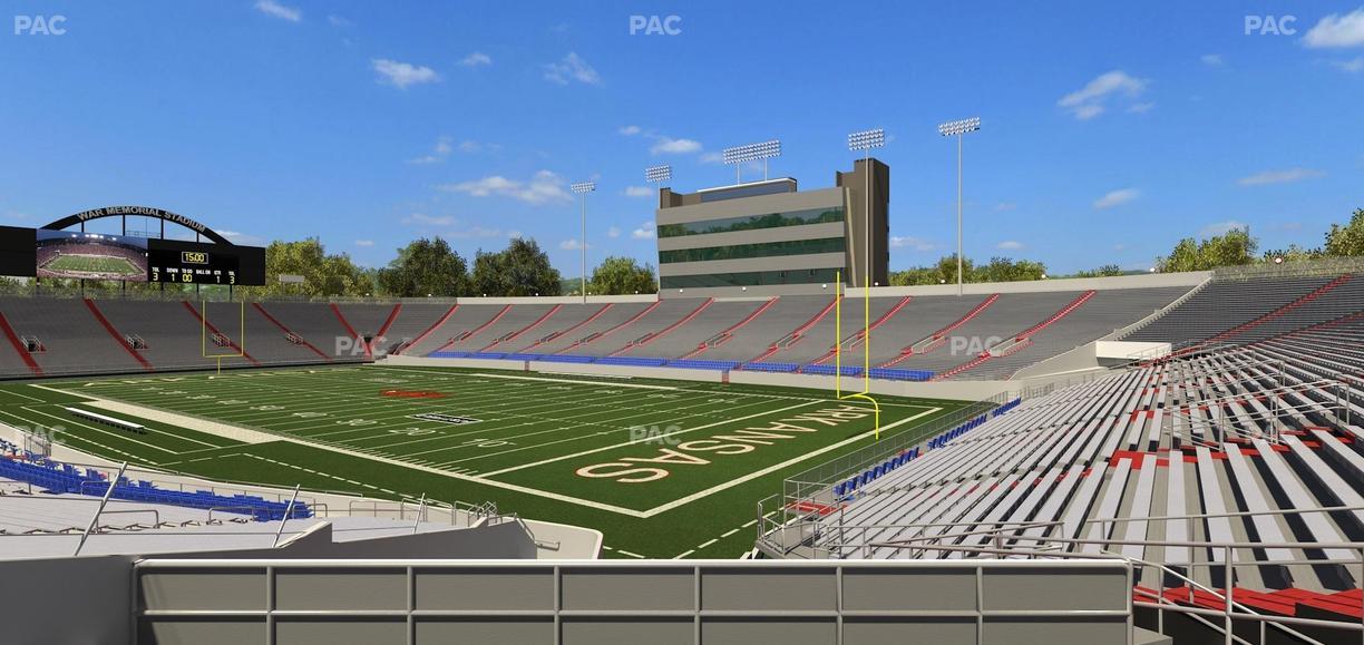 War Memorial Stadium (Little Rock) - Section 40 Seat View