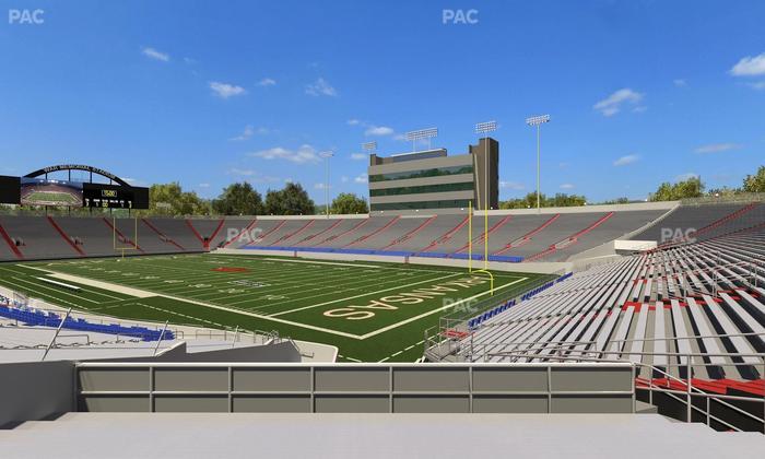 War Memorial Stadium (Little Rock) - Section 40 Seat View