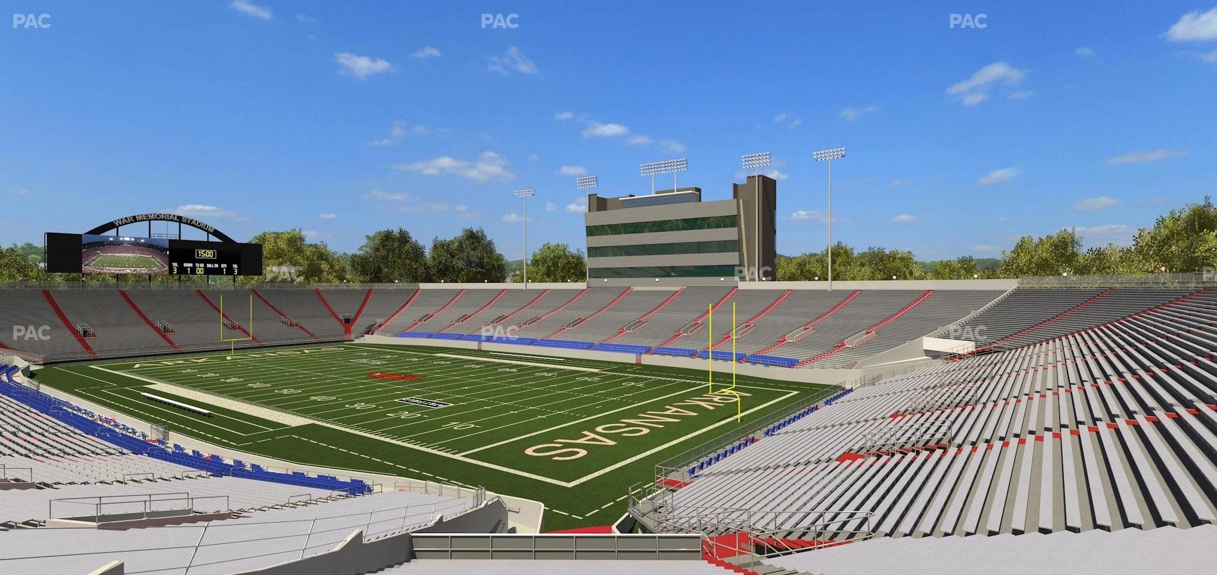 War Memorial Stadium (Little Rock) - Section 40 Seat View