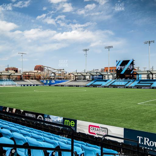 Weidner Field - Section 100 Seat View