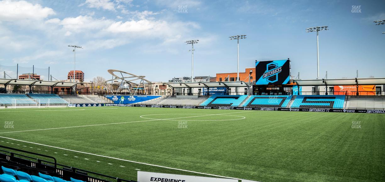 Weidner Field - Section 102 Seat View