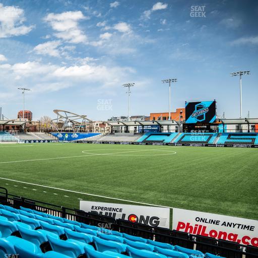 Weidner Field - Section 102 Seat View