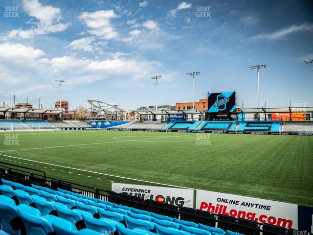 Weidner Field - Section 102 Seat View