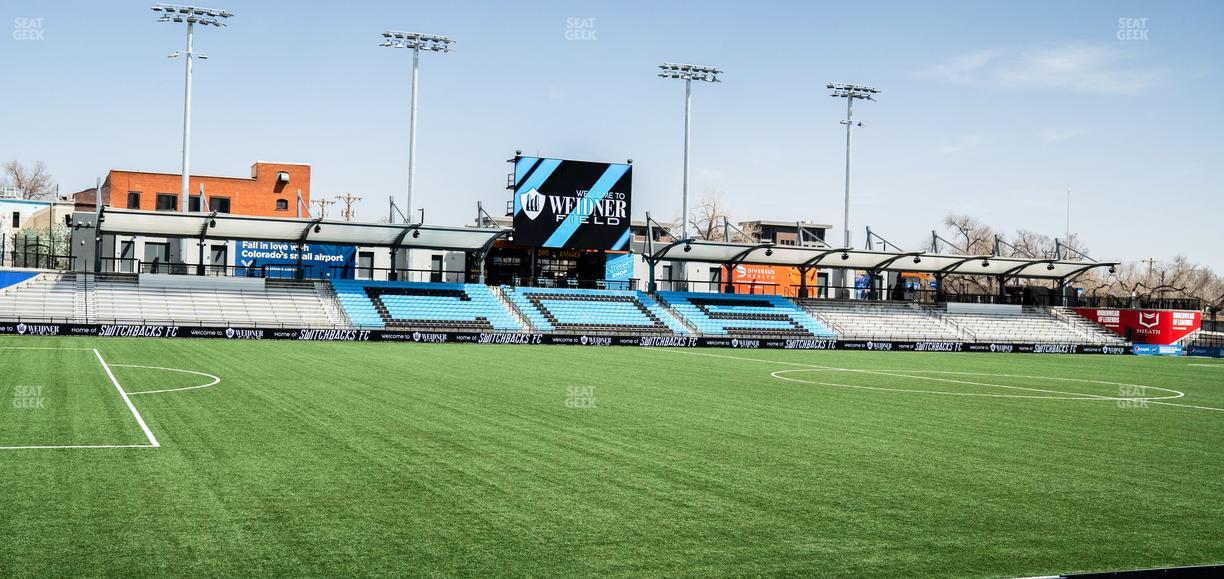 Weidner Field - Section 107 Seat View