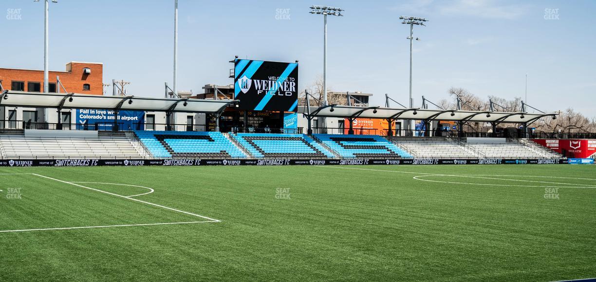 Weidner Field - Section 108 Seat View