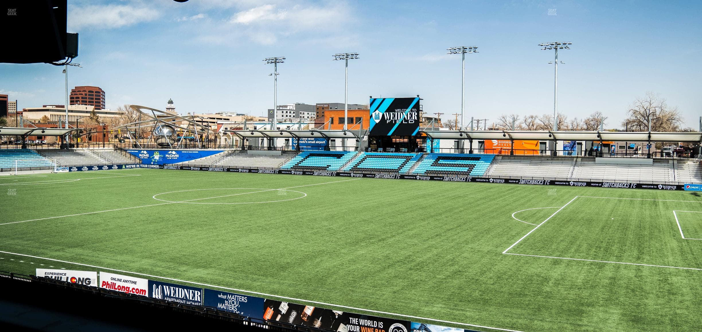 Weidner Field - Section C 2 Seat View