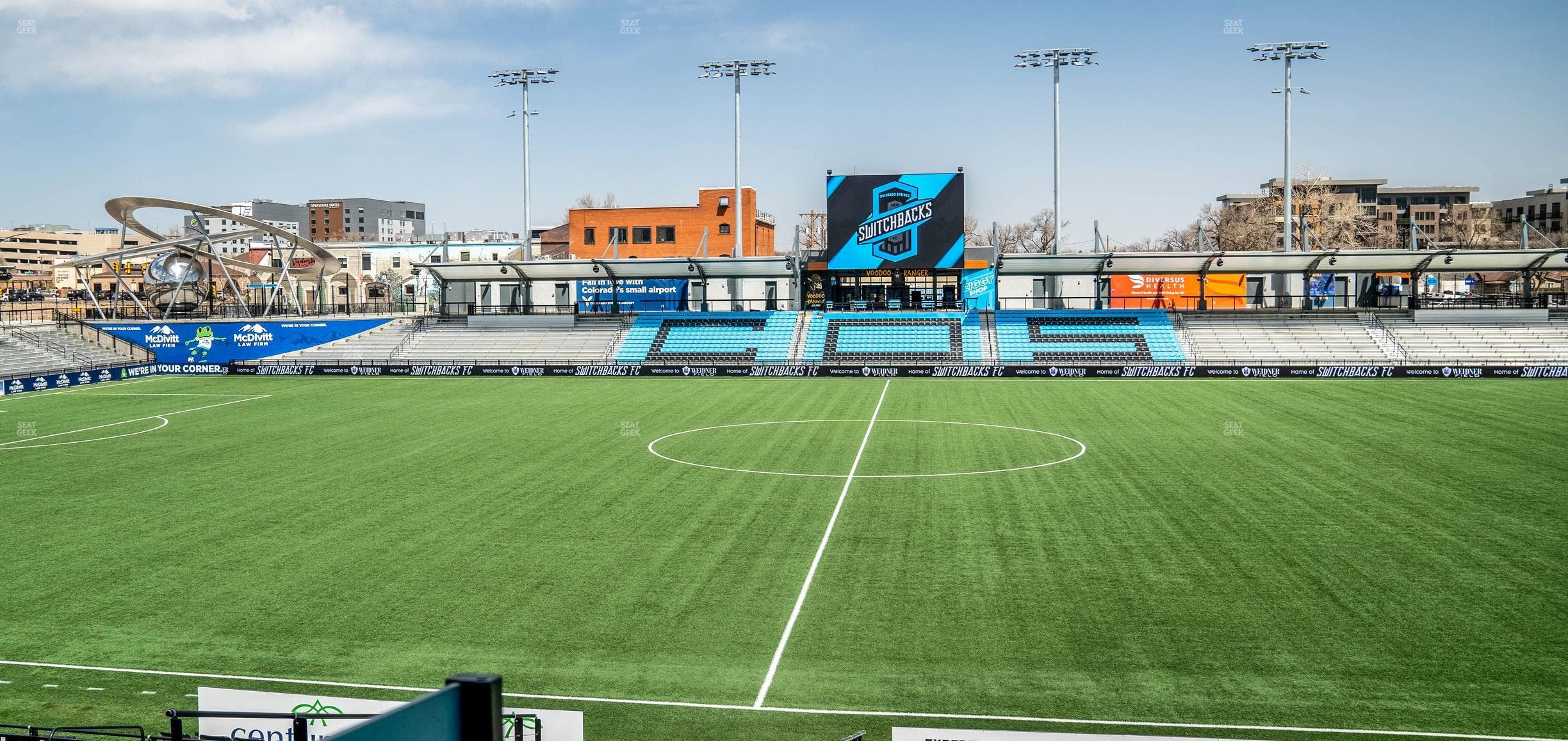 Weidner Field - Section L 6 Seat View